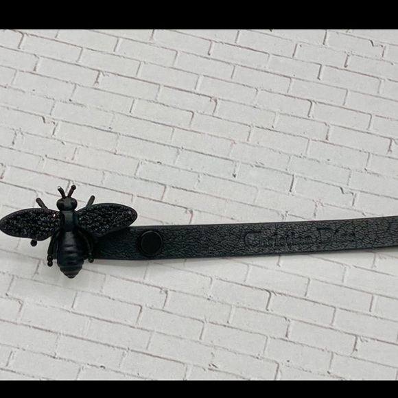 Dior Abielle Bee Triple Wrap Leather Bracelet - Picture 6 of 6